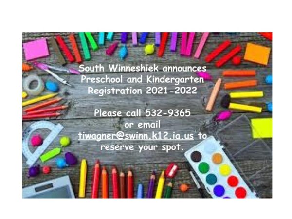 Preschool and Kindergarten Registration