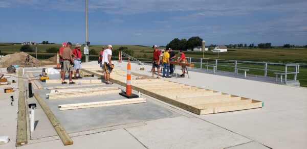 Press Box Construction