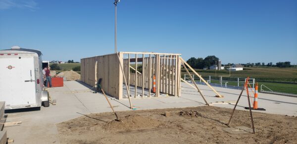 Press Box Construction